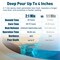 Teexpert Deep Pour Epoxy Resin, 51oz Epoxy Resin Kit for 2-4" Pour Depths, Crystal Clear & High Gloss, Bubble-Free Casting Resin for Flower Preservation, River Tables and Mold Crafts - 2:1 Mix Ratio